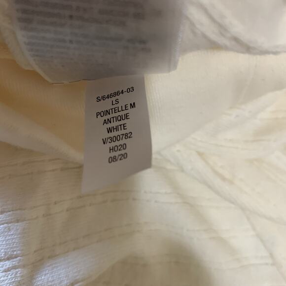 NWT GAP WOMEN'S PONTELLE KNIT MOCK NECK BANDED BOTTOM ANTIQUE WHITE SWEATER XS - Picture 7 of 7